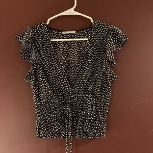 Zara Polka Dot Top
